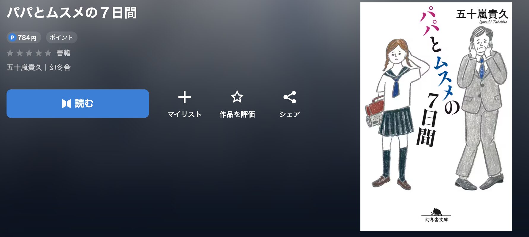 U-NEXTのパパとムスメの7日間 配信画像