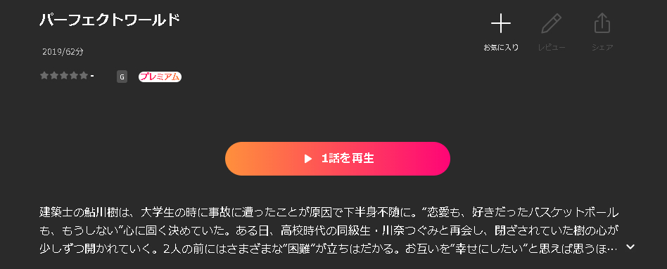 Leminoのパーフェクトワールド配信画像