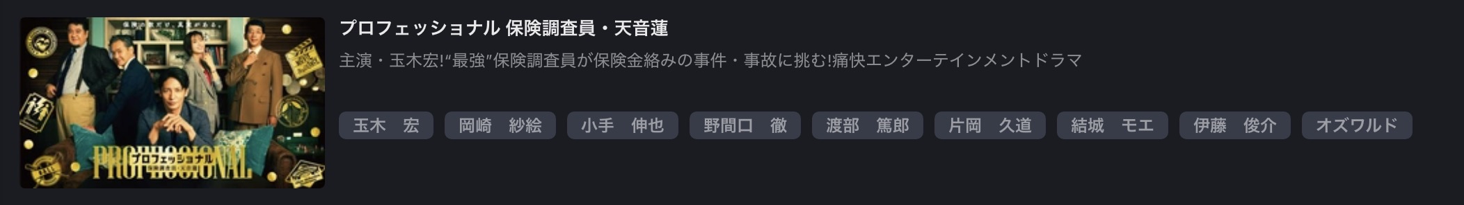 FOD Premiumのプロフェッショナル 保険調査員・天音蓮配信画像