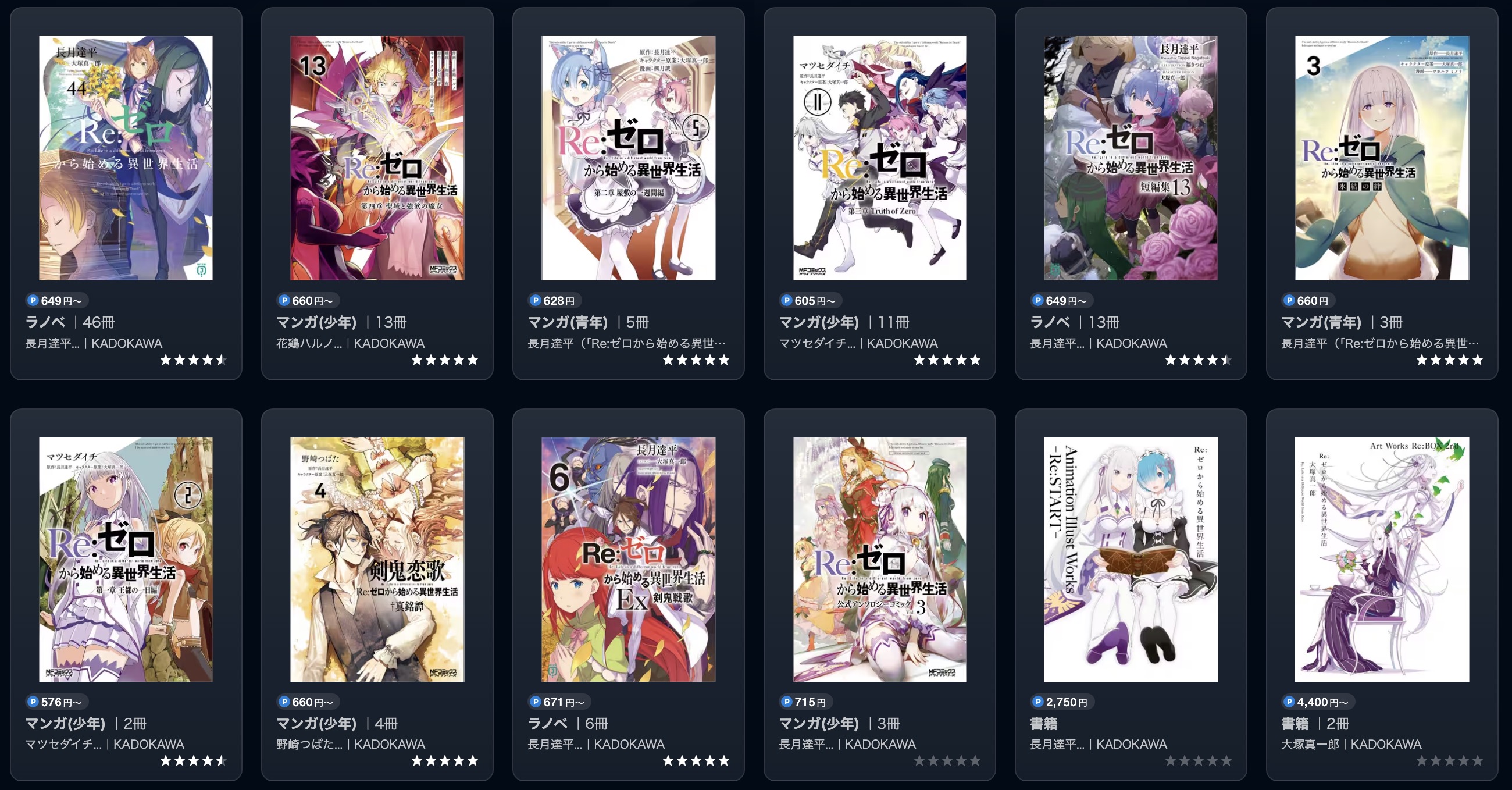 リゼロ1期漫画画像