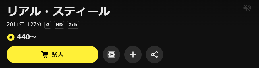 DMM TVのリアル・スティール配信画像