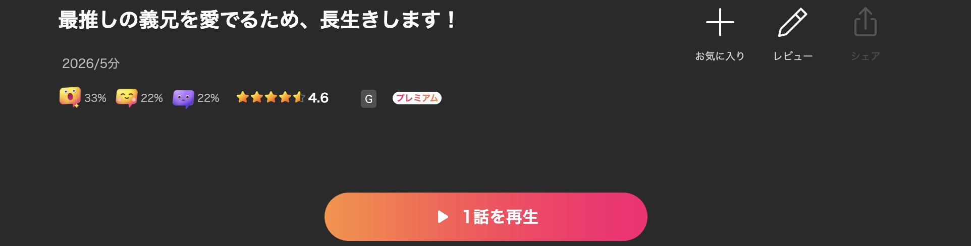 Leminoの最推しの義兄を愛でるため、長生きします!配信画像