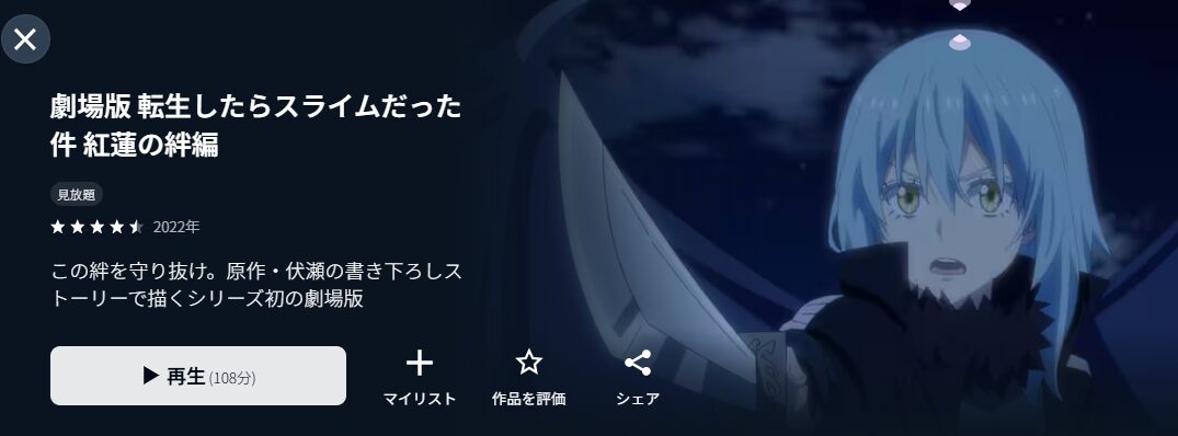 転生したらスライムだった件 紅蓮の絆編