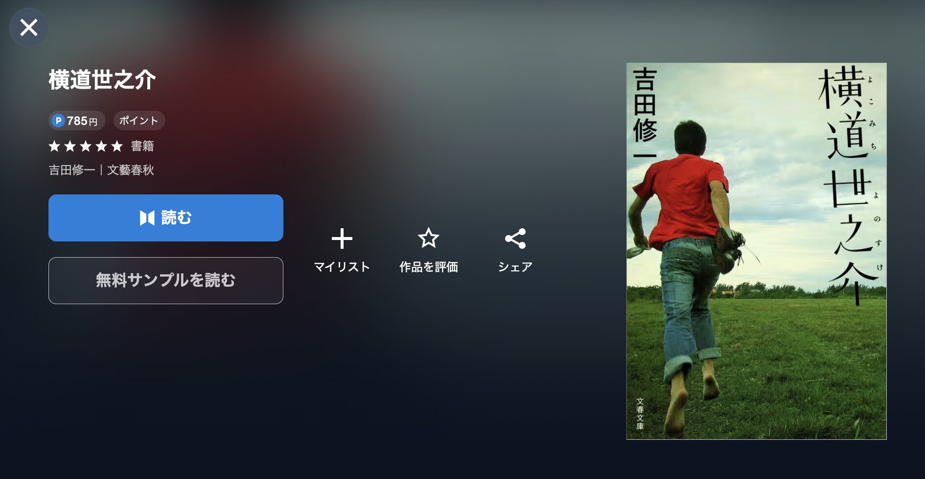 横道世之介