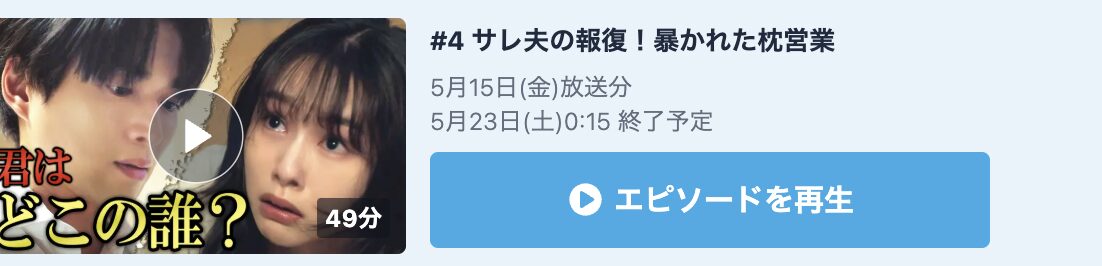 余命3ヶ月のサレ夫 見逃し配信