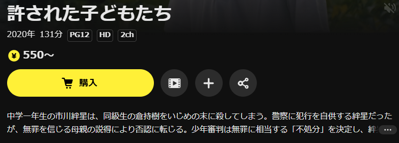 DMM TVの許された子どもたち配信画像