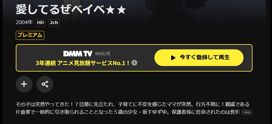 DMM TVの愛してるぜベイベ★★配信画像