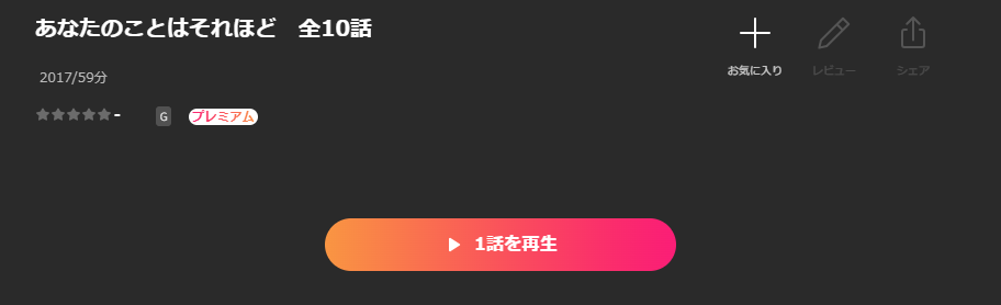 Leminoのあなたのことはそれほど配信画像
