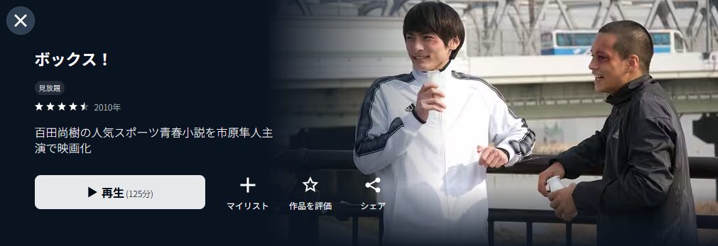 U-NEXTのボックス！配信画像