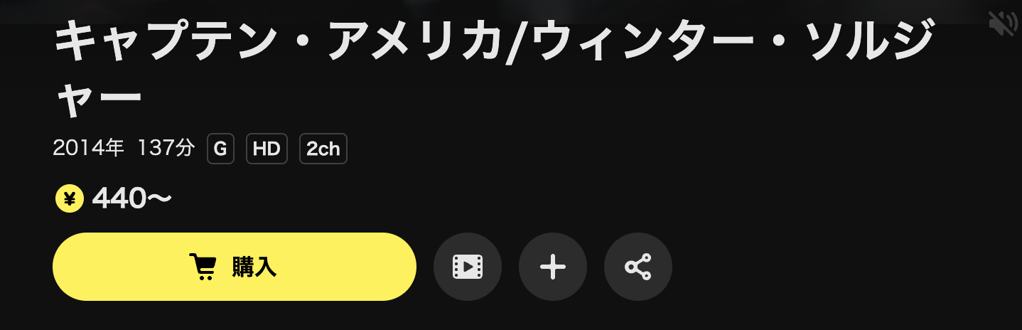 DMM TVのキャプテン・アメリカ ウィンター・ソルジャー配信画像