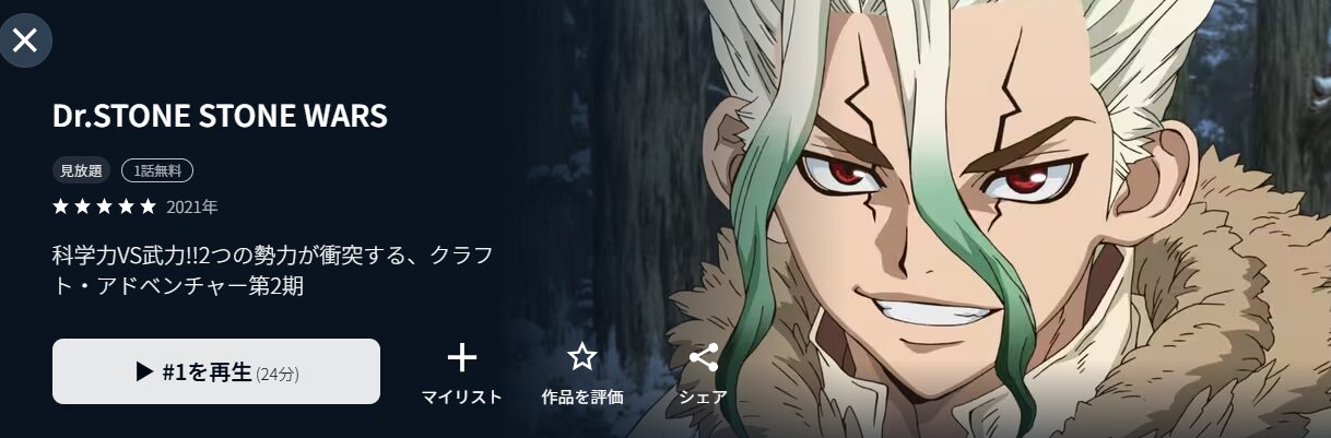 Dr.STONE STONE WARS