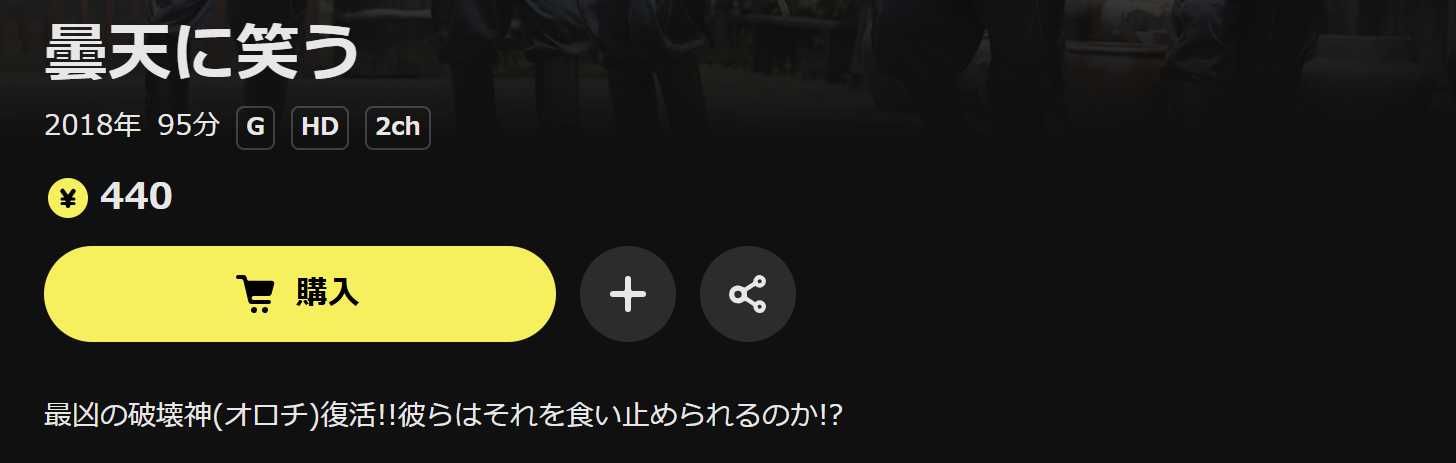 DMM TVの曇天に笑う配信画像