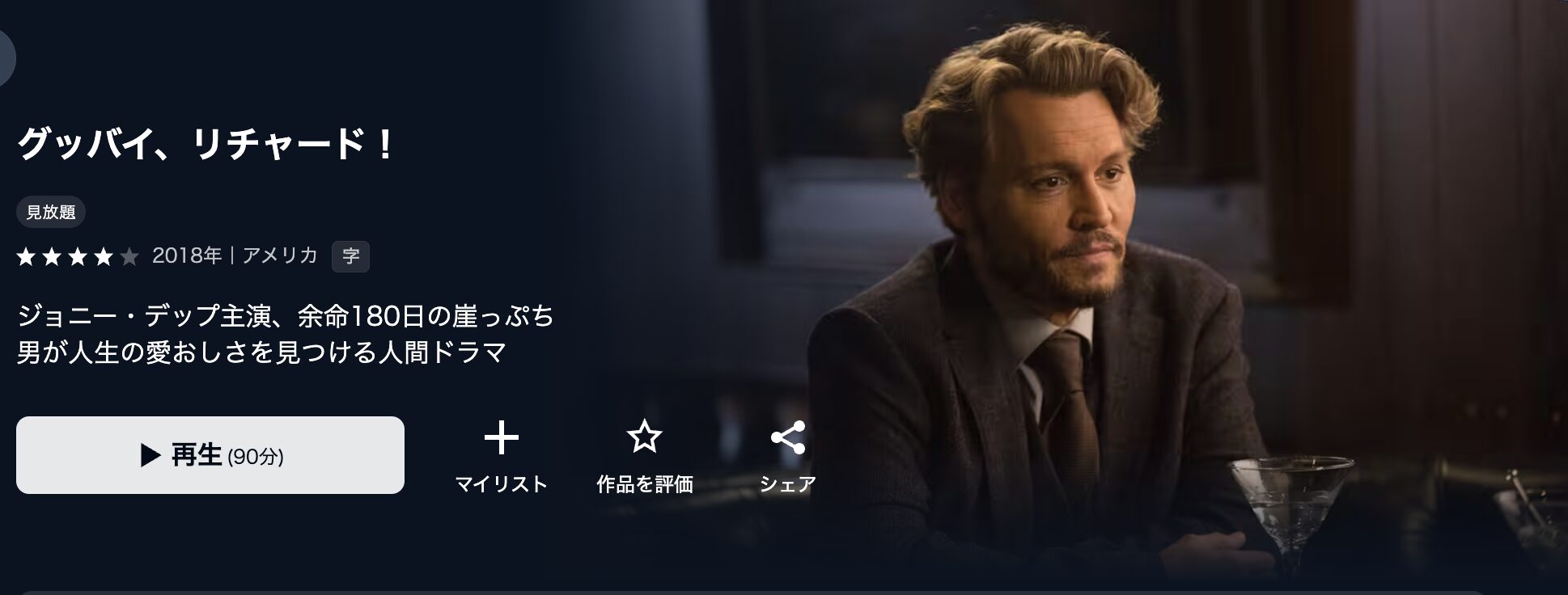 U-NEXTのグッバイ、リチャード！配信画像