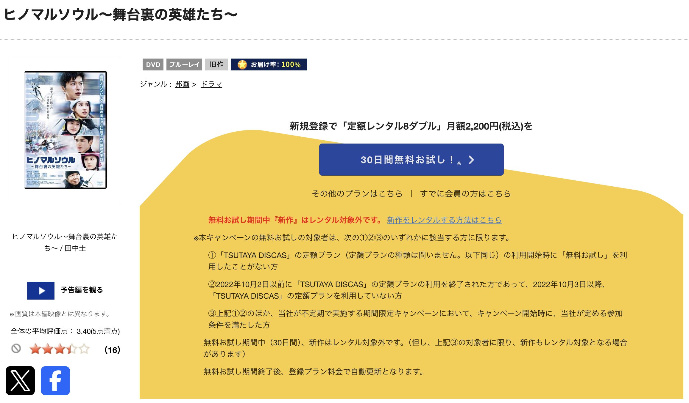 TSUTAYA DISCASのヒノマルソウル~舞台裏の英雄たち~