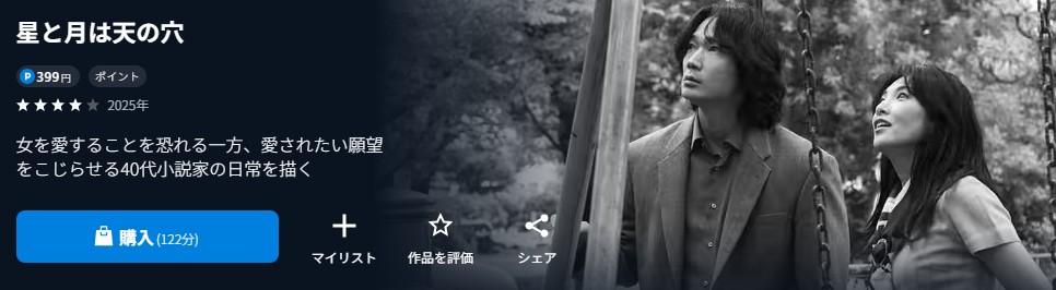 U-NEXTの星と月は天の穴配信画像