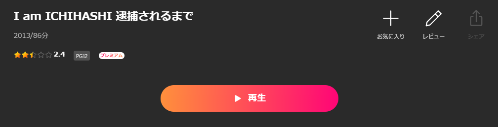 LeminoのI am ICHIHASHI 逮捕されるまで配信画像