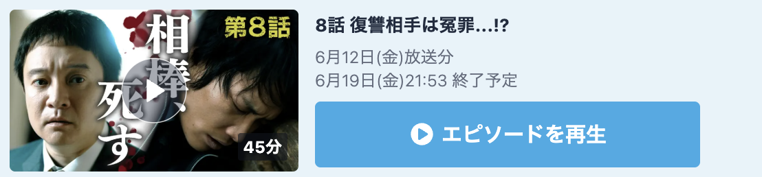 刑事、ふりだしに戻る 見逃し配信