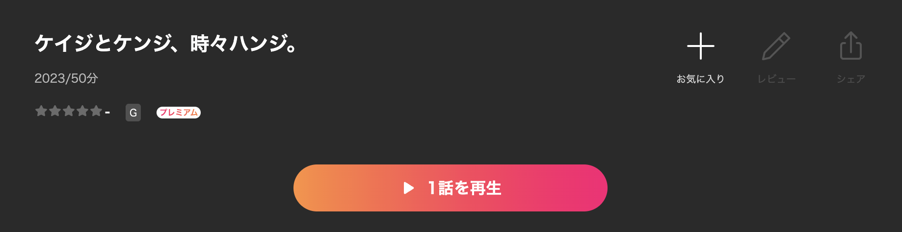 Leminoのケイジとケンジ、時々ハンジ。配信画像