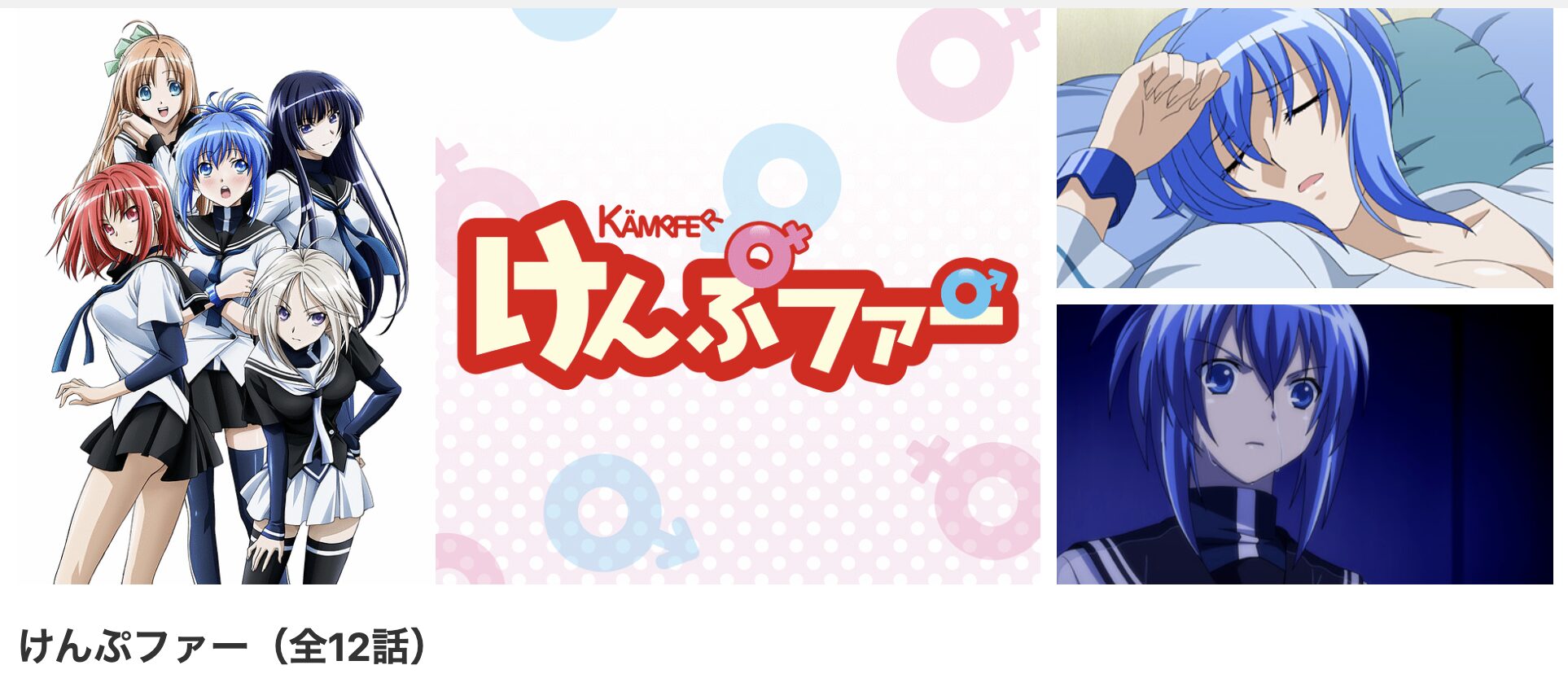 dアニメストアのけんぷファー配信画像