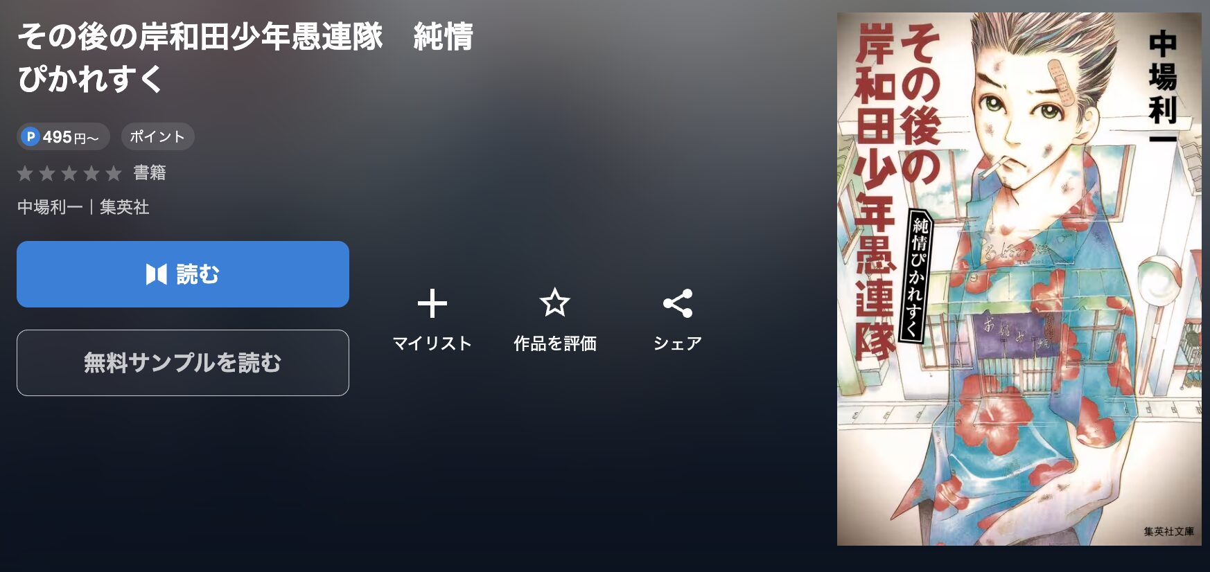 U-NEXTのその後の岸和田少年愚連隊　純情ぴかれすく 配信画像