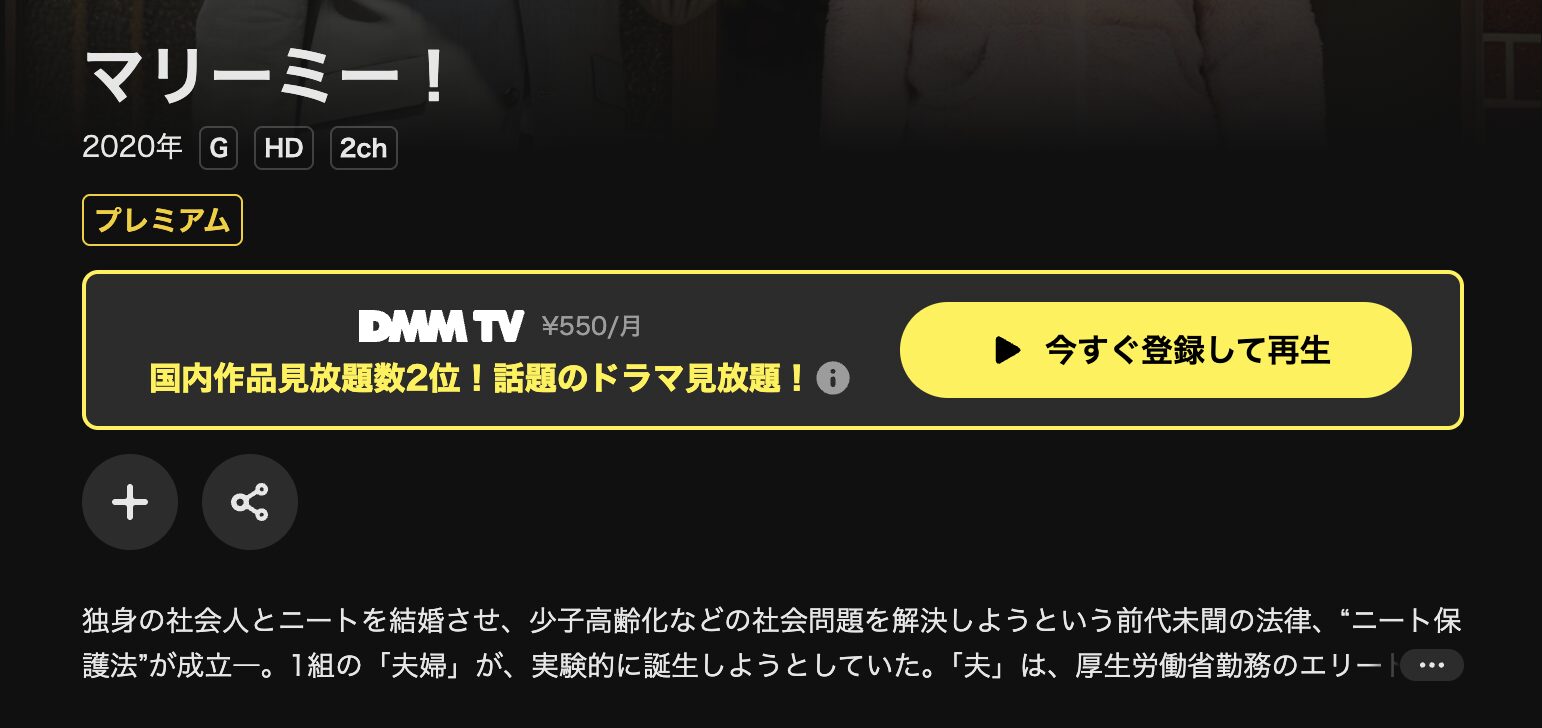 DMM TVのマリーミー！配信画像