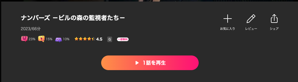Leminoのナンバーズ配信画像