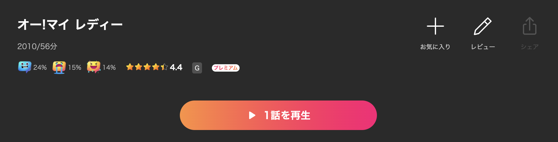Leminoのオー!マイレディ配信画像