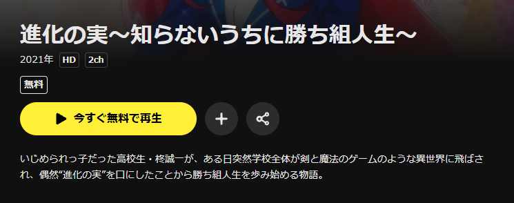 DMM TVの進化の実~知らないうちに勝ち組人生~配信画像