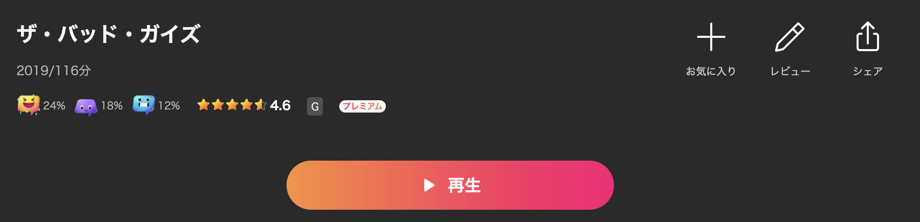 Leminoのザ・バッド・ガイズ配信画像