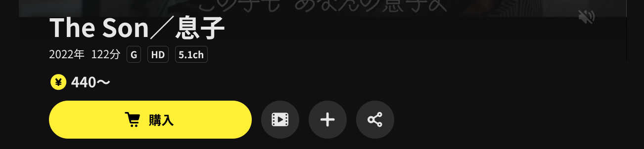 DMM TVのThe Son／息子配信画像