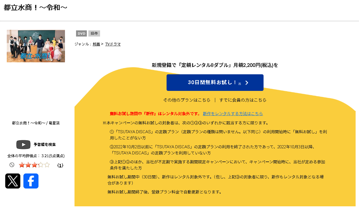 TSUTAYA DISCASの都立水商!〜令和〜