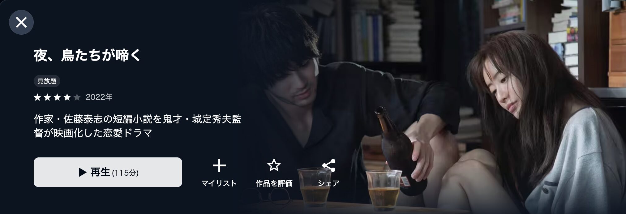 U-NEXTの夜、鳥たちが啼く配信画像
