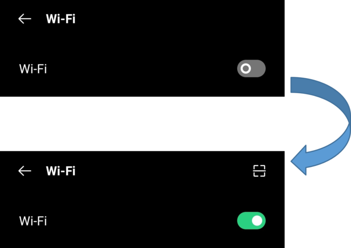 Wi-Fiのオン/オフ