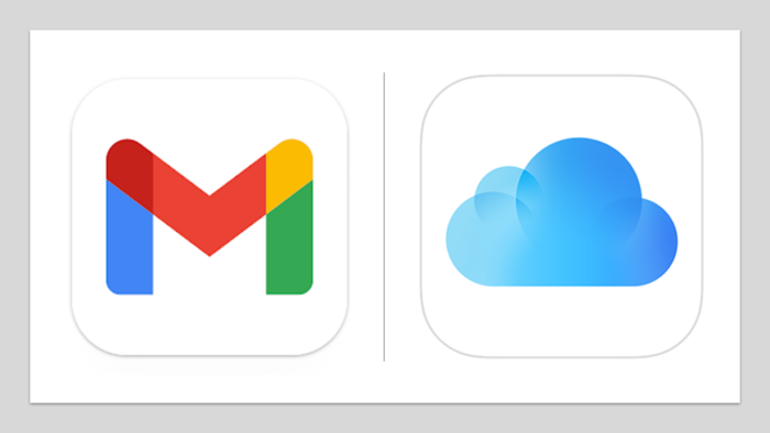 GmailとiCloud